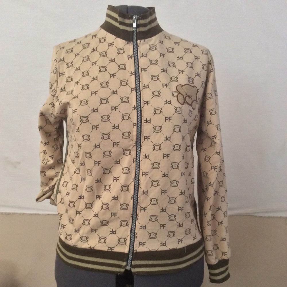 Vintage Paul Frank Teddy Bear zip up
